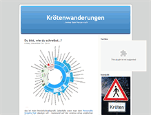 Tablet Screenshot of blog.thildkroete.de